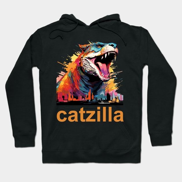 Catzilla Hoodie by Yopi